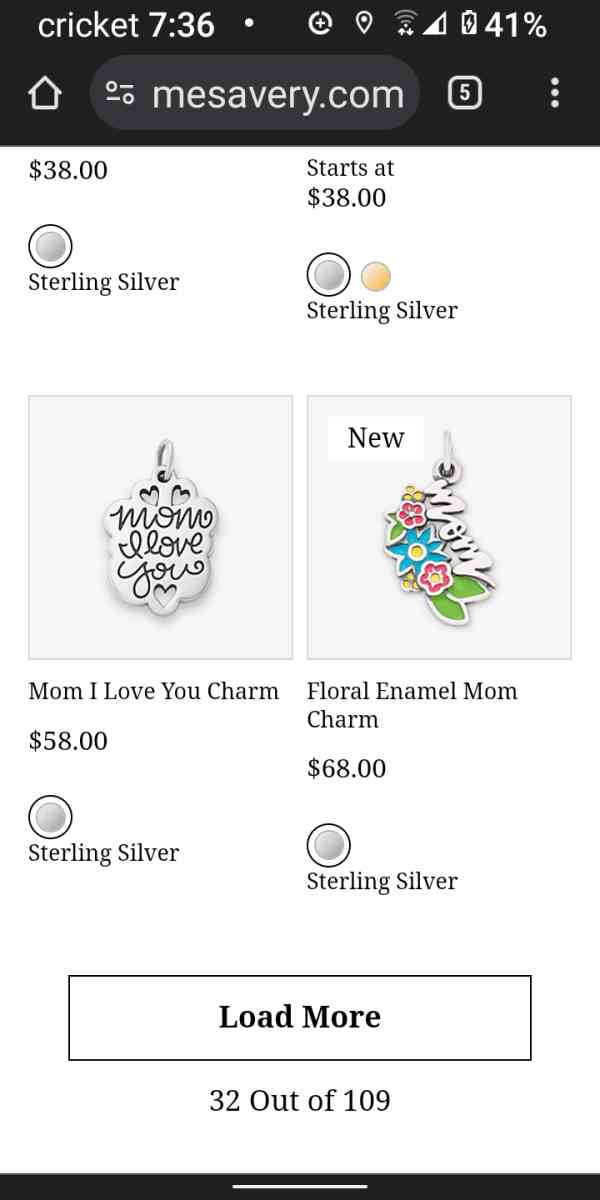 Authentic James Avery Mothers day charm bracelet - Yantis, Texas - FleaMarketBay