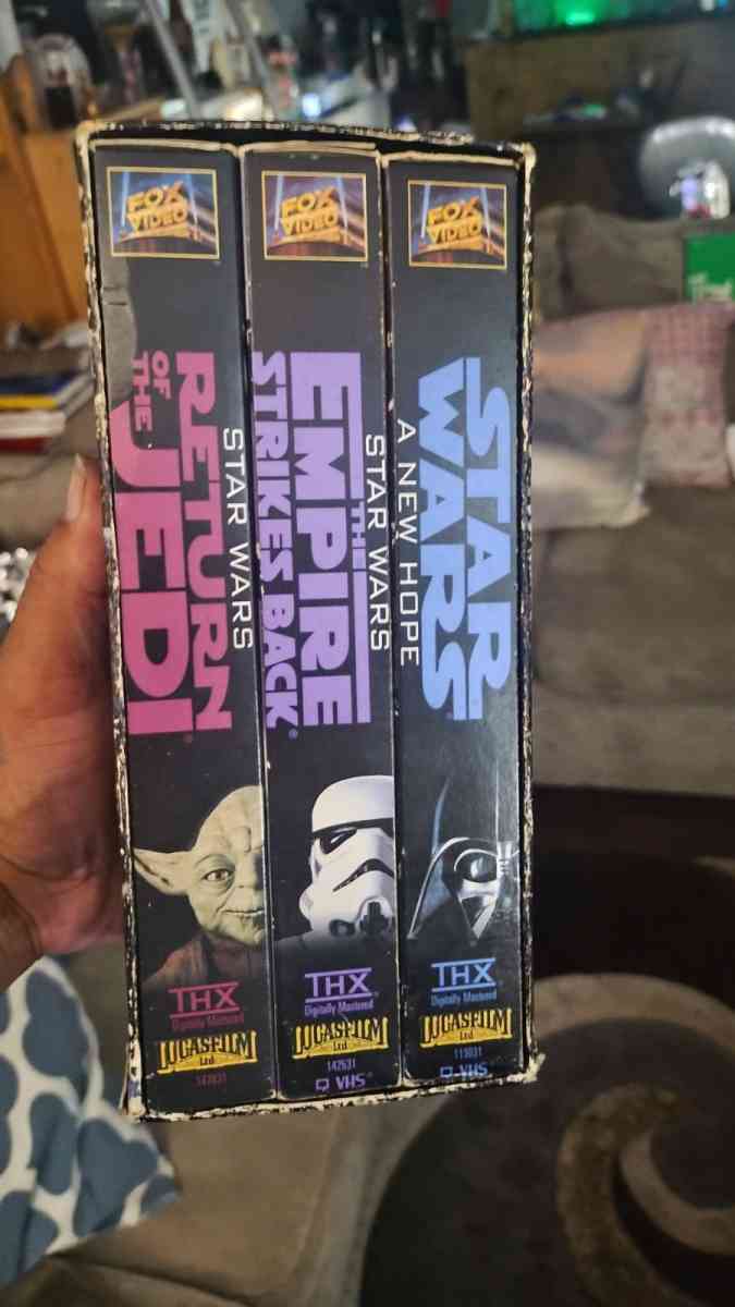 vintage Star wars Trilogy VHS mint condition - Jacksonville, Florida