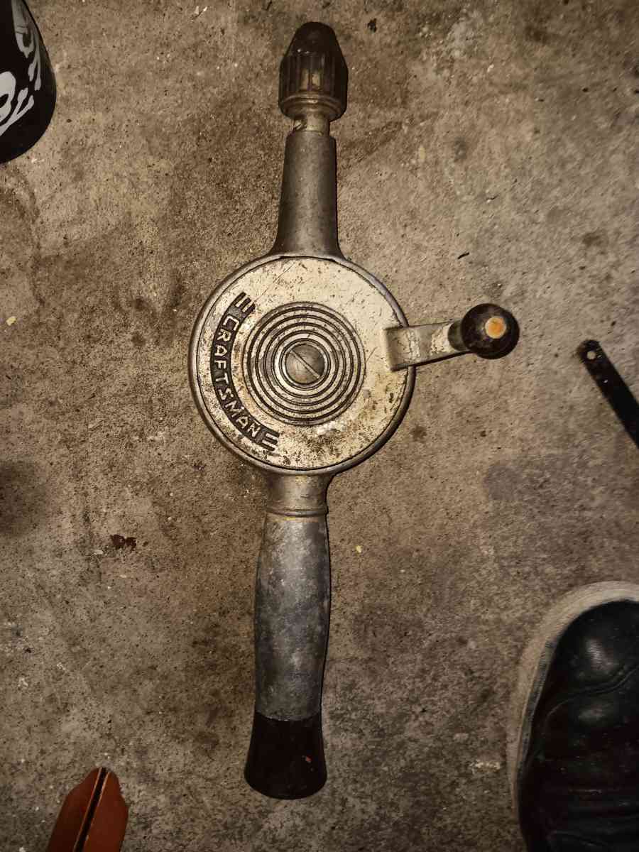 Vintage Craftsman manual hand drill - Dayton, Ohio