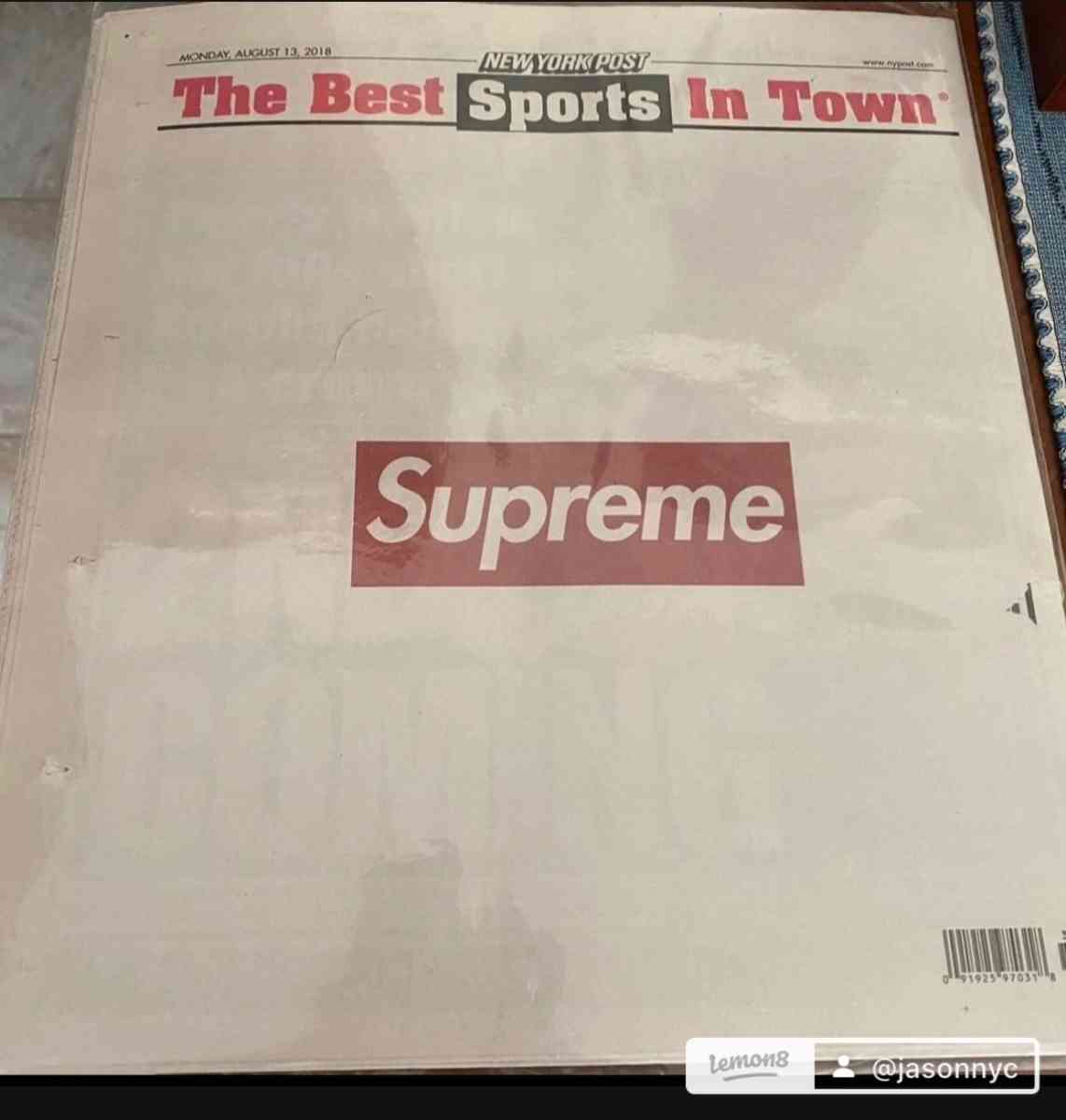 Supreme newspaper - Middle Village, New York - FleaMarketBay
