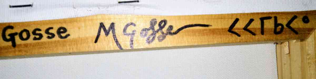 oil acrylic painting by world famous Marcus Gosse - Marianna, Florida - FleaMarketBay