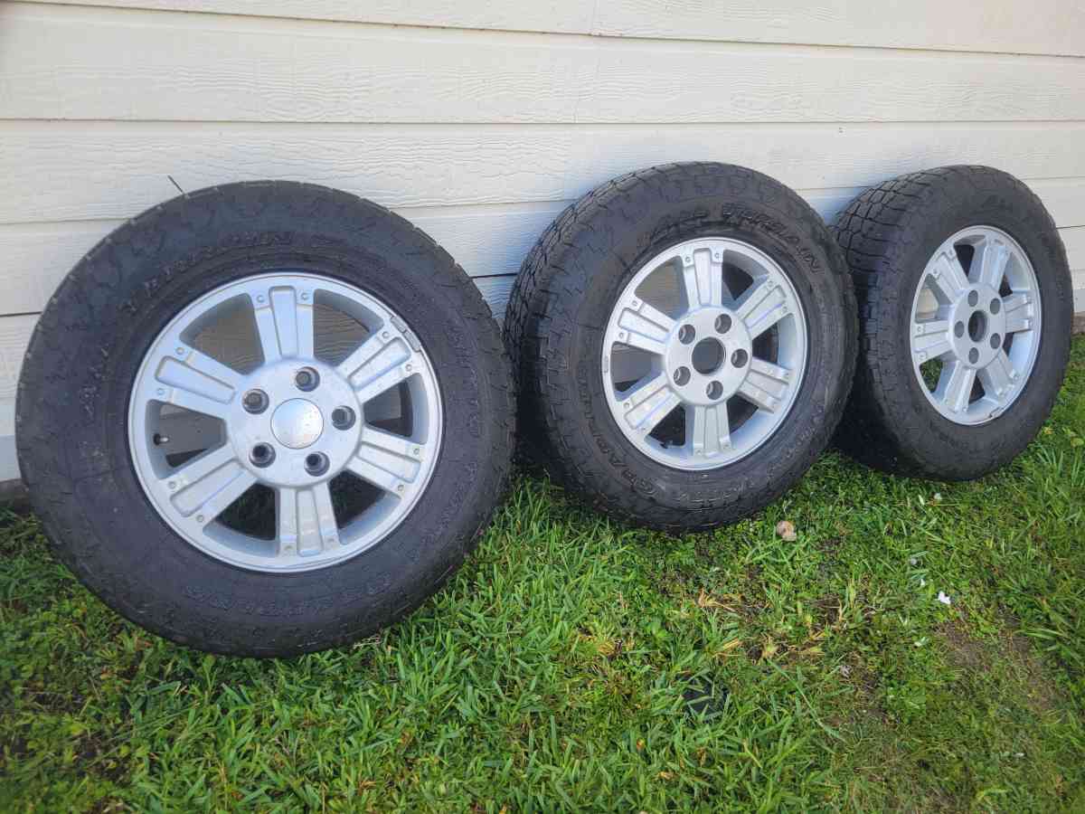 3 wheels and tires - Porter, Texas - FleaMarketBay