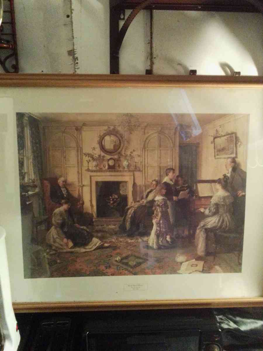 antique pitchure under glass - Mayflower, Arkansas - FleaMarketBay