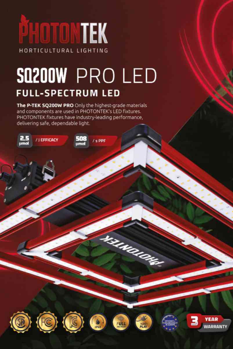 Photontek SQ200W Pro LED Horticulture lights - San Antonio, Texas - FleaMarketBay
