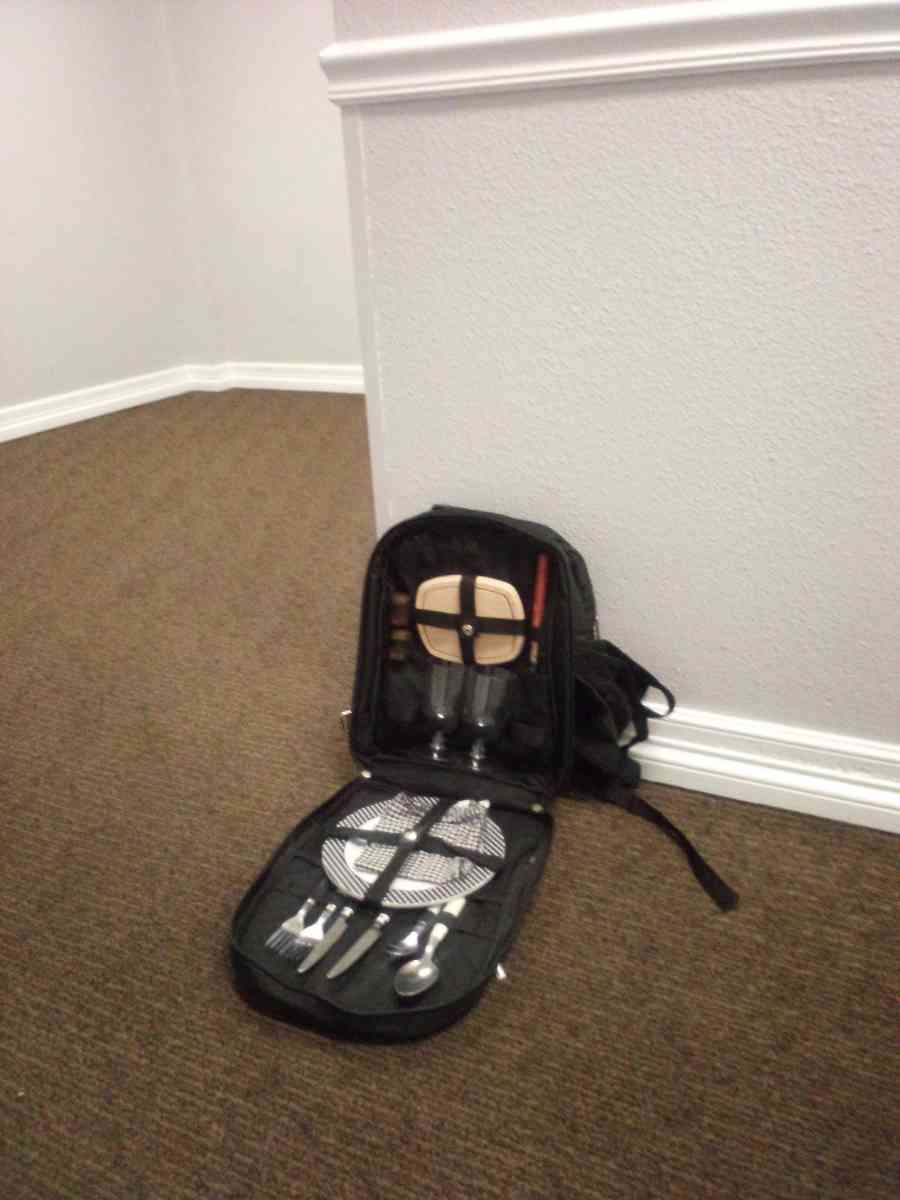 wine glasses and plates and silverware and stuff