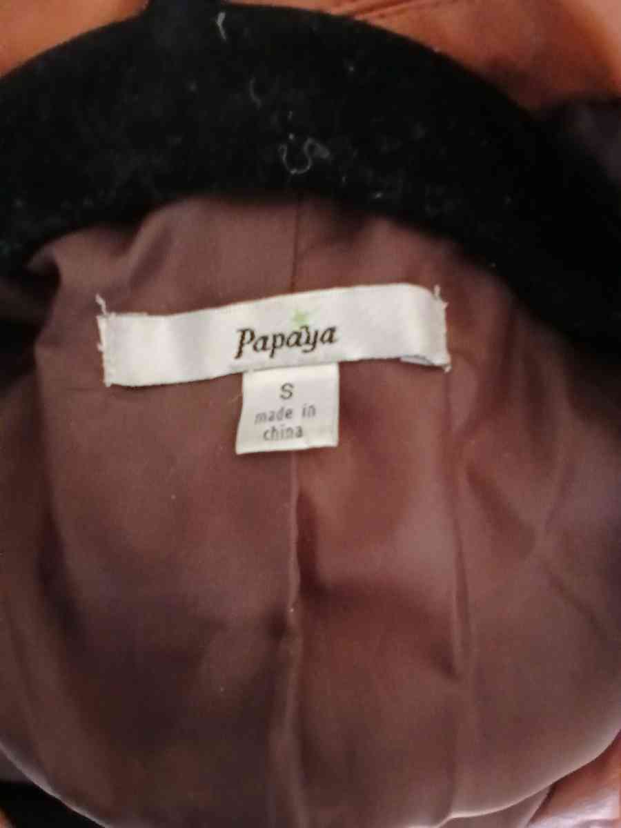 Leather jacket dark brown medium size - San Juan Capistrano, California - FleaMarketBay