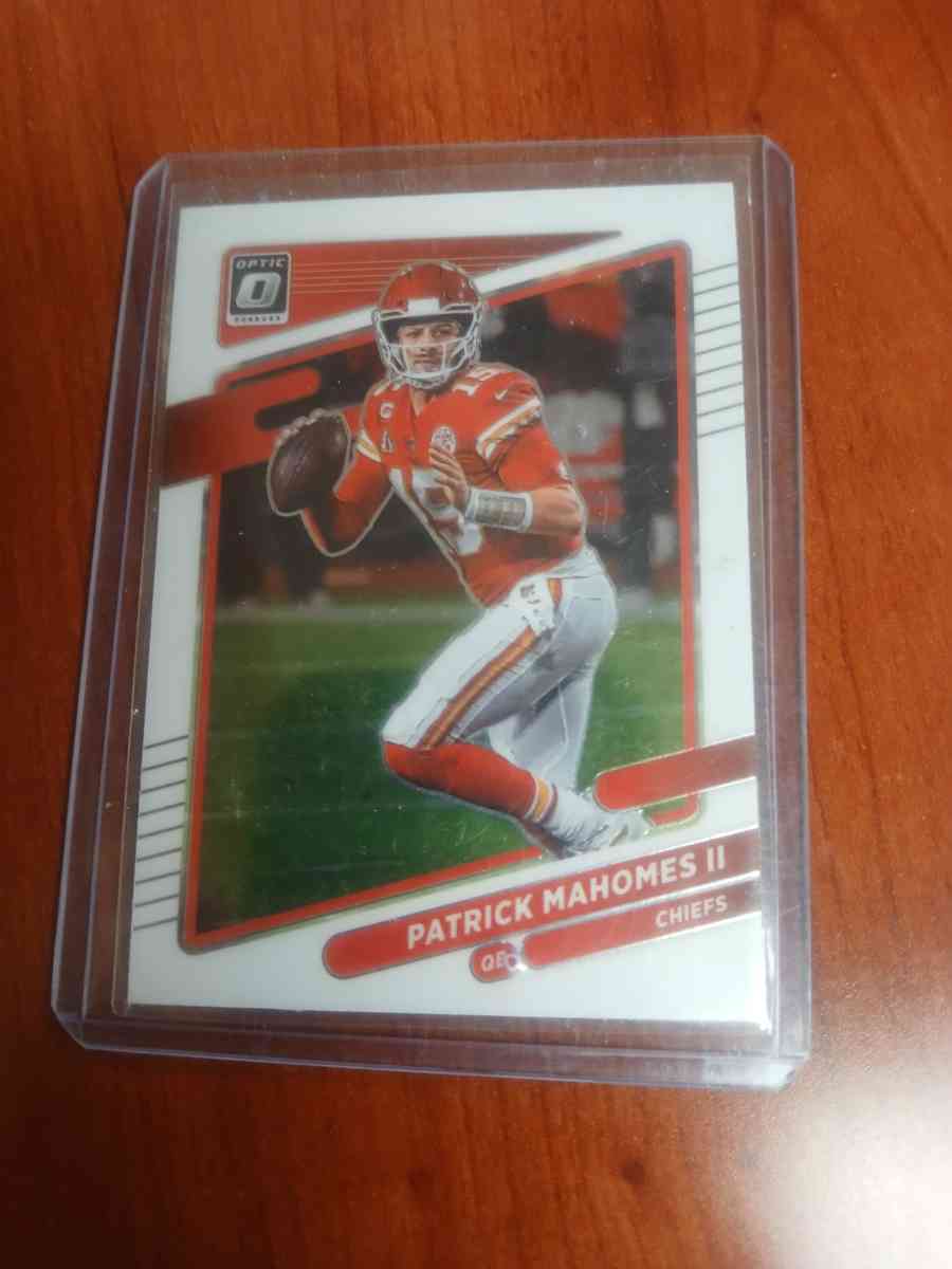 2021 panini Patrick Mahomes no34 football cars - Kenai, Alaska - FleaMarketBay