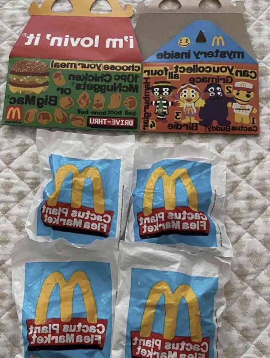 limited Edition McDonalds Cactus plant happy meal toys - New York, New York - FleaMarketBay