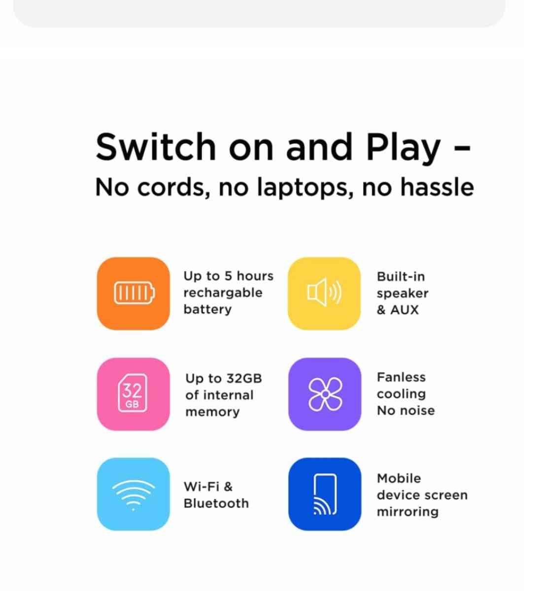 Portable projector 4k - Bronx, New York - FleaMarketBay