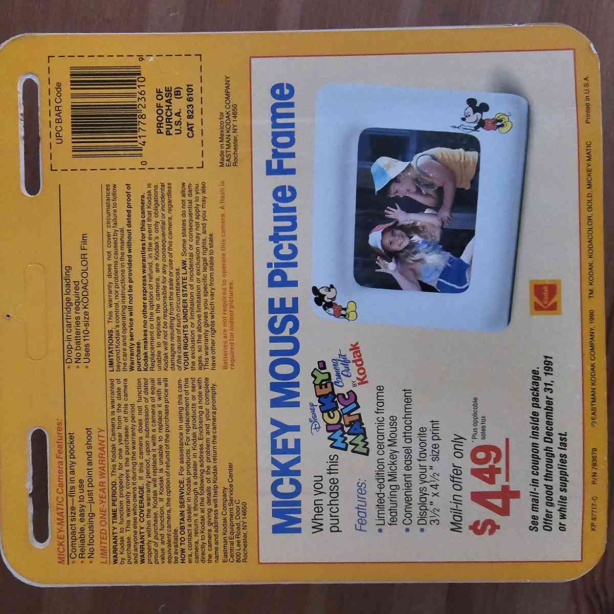 Vintage Kodak Camera Disney Mickey Matic - Lebanon, Pennsylvania - FleaMarketBay