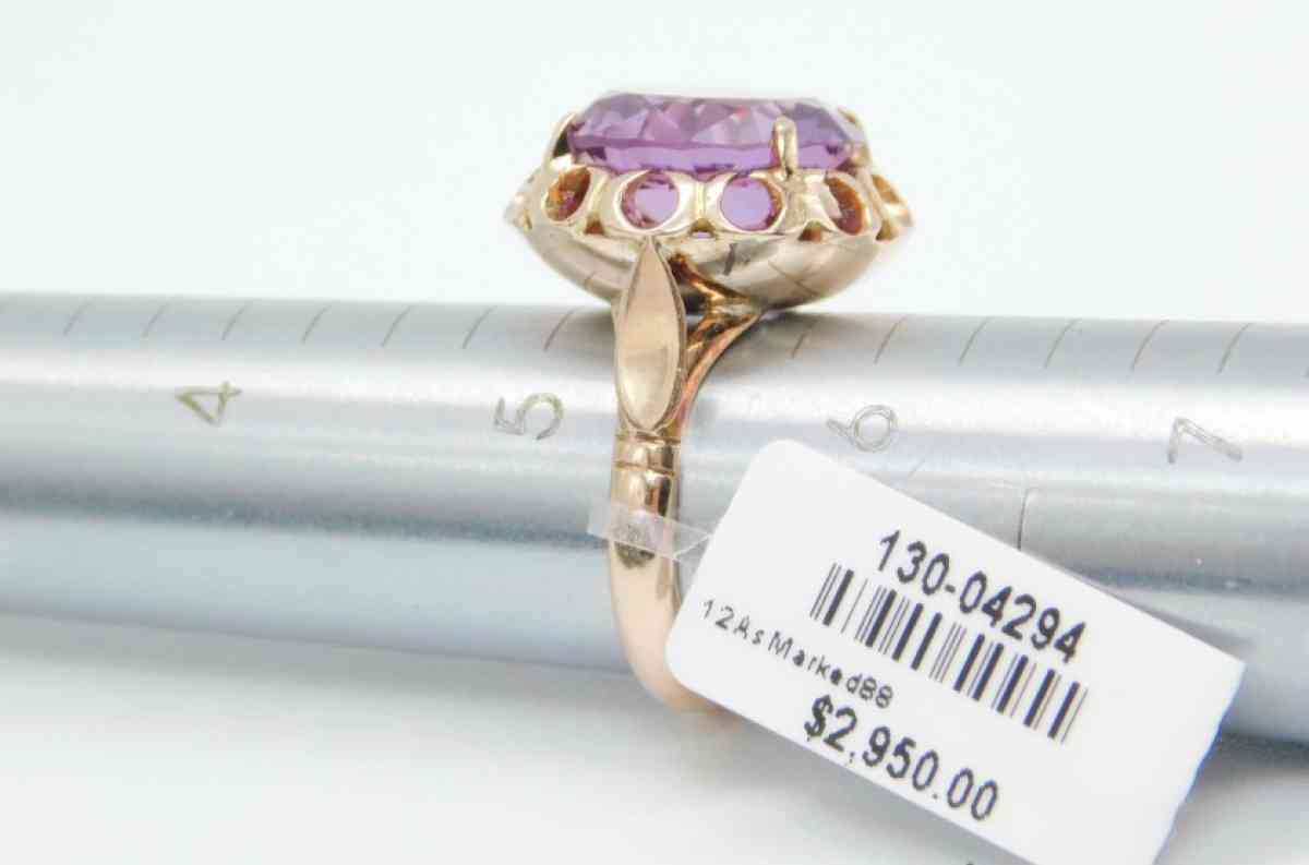 14k gold  yellow natural Amethyst - Antioch, Tennessee