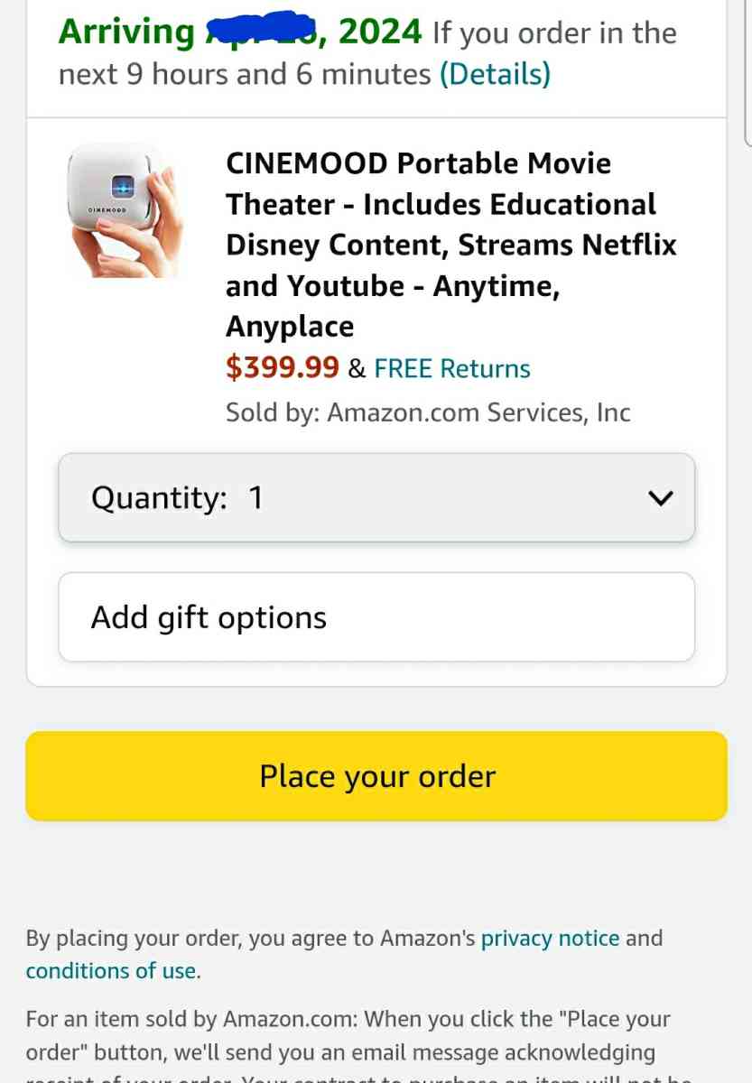 Portable projector 4k - Bronx, New York - FleaMarketBay