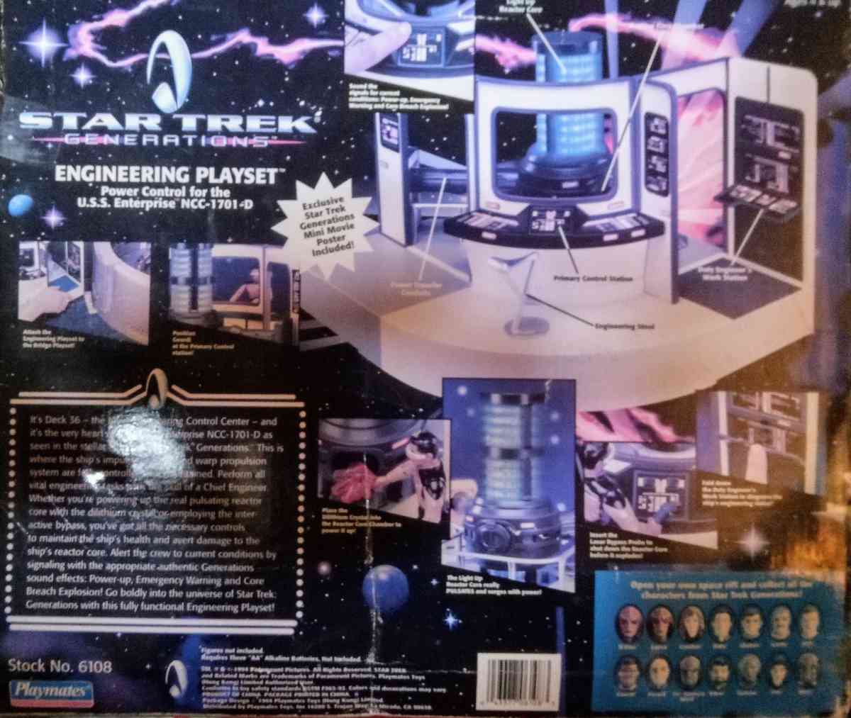 Star Trek generations engineering playset - Cave City, Arkansas - FleaMarketBay