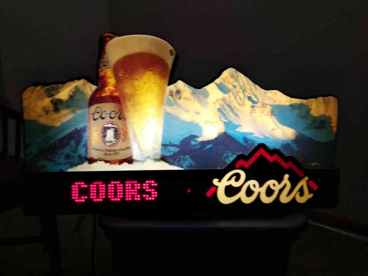 90 coor light up beer sigh - Salem, Oregon