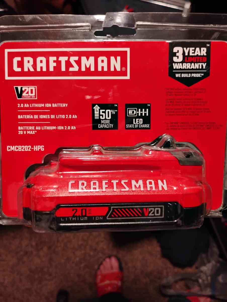 CRAFTSMAN V20 2Ah lithium ion batteries - South Bend, Indiana