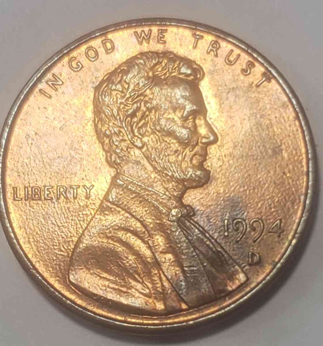 1994 D penny - Lithonia, Georgia
