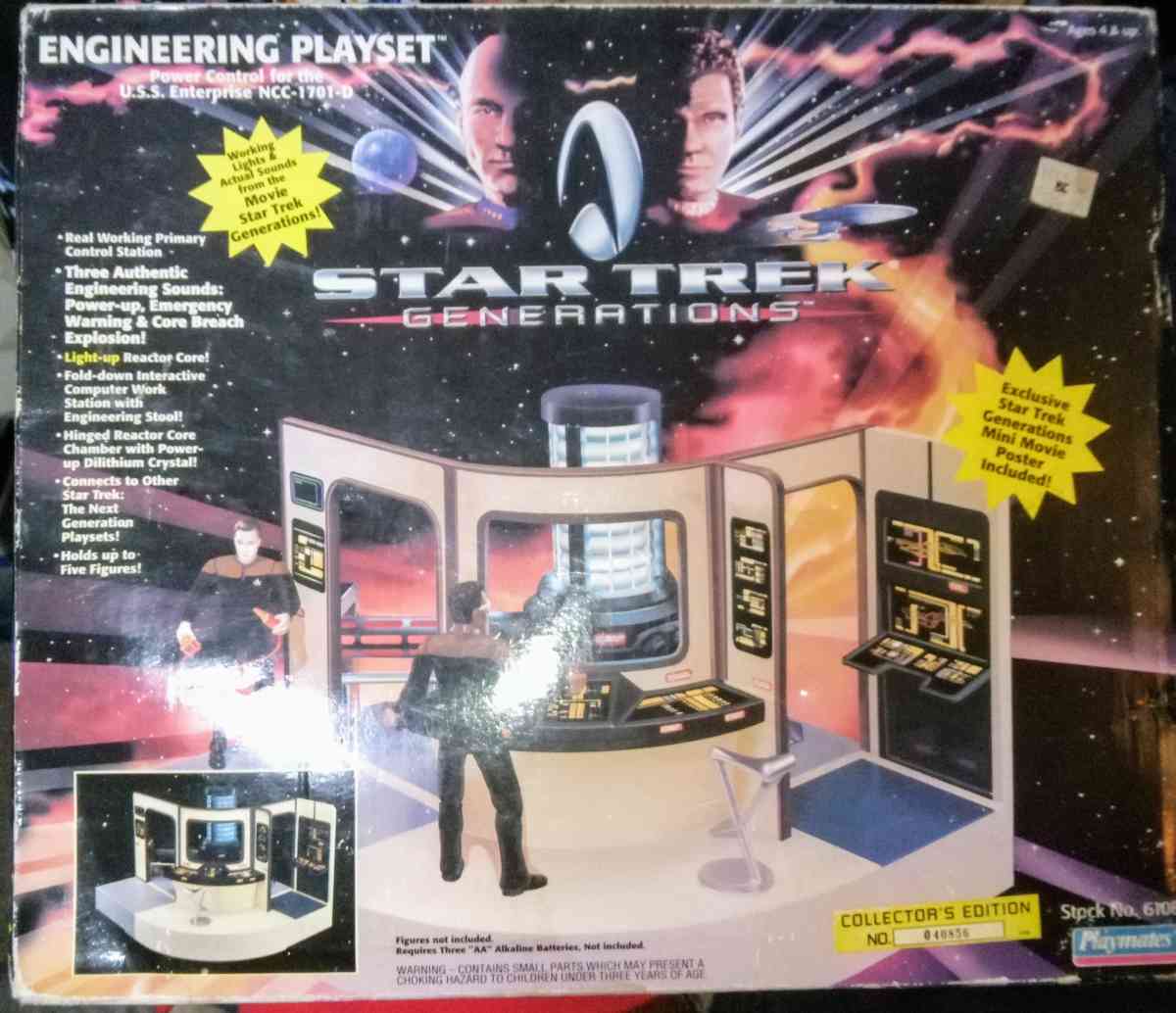 Star Trek generations engineering playset
