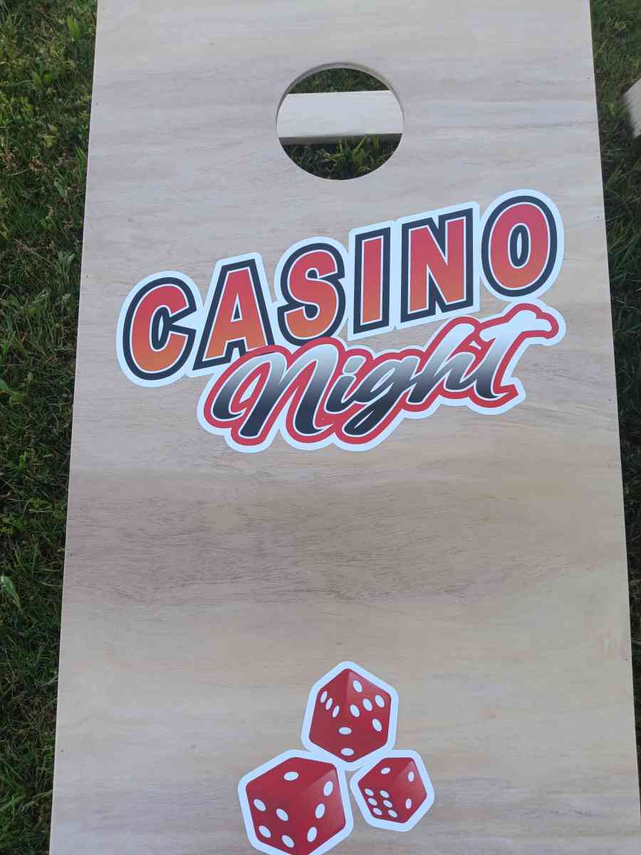 corn hole boards yard game