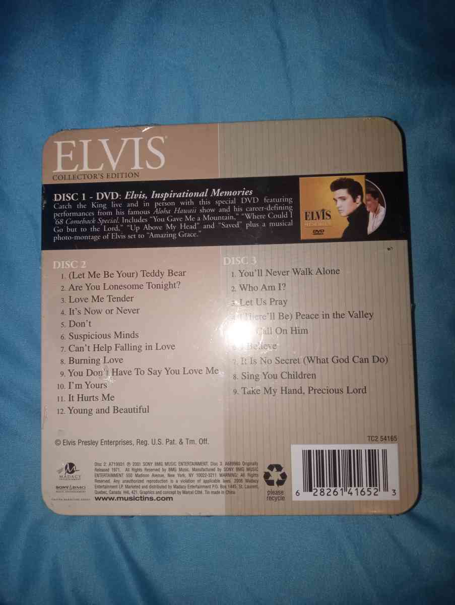 Elvis Presley 3 Disc collectors edition - Rochester, New York - FleaMarketBay