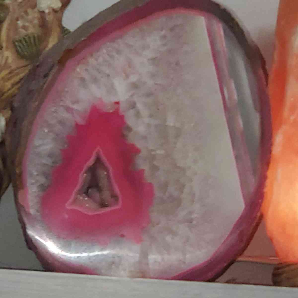 pink geode night light - Arvada, Colorado - FleaMarketBay