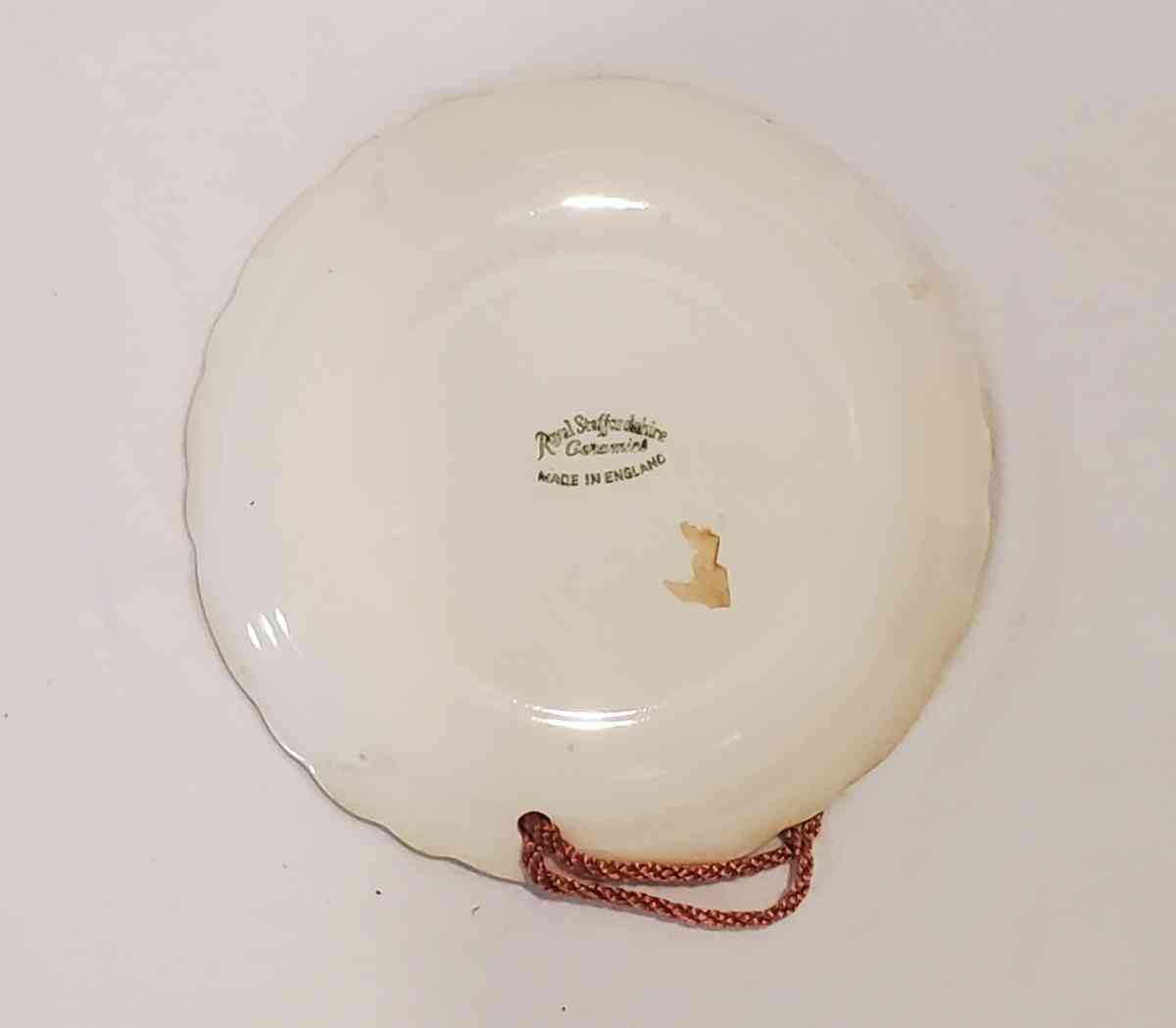 Antique Royal Crownford Ironstone Hanging Plate - Fort Worth, Texas - FleaMarketBay