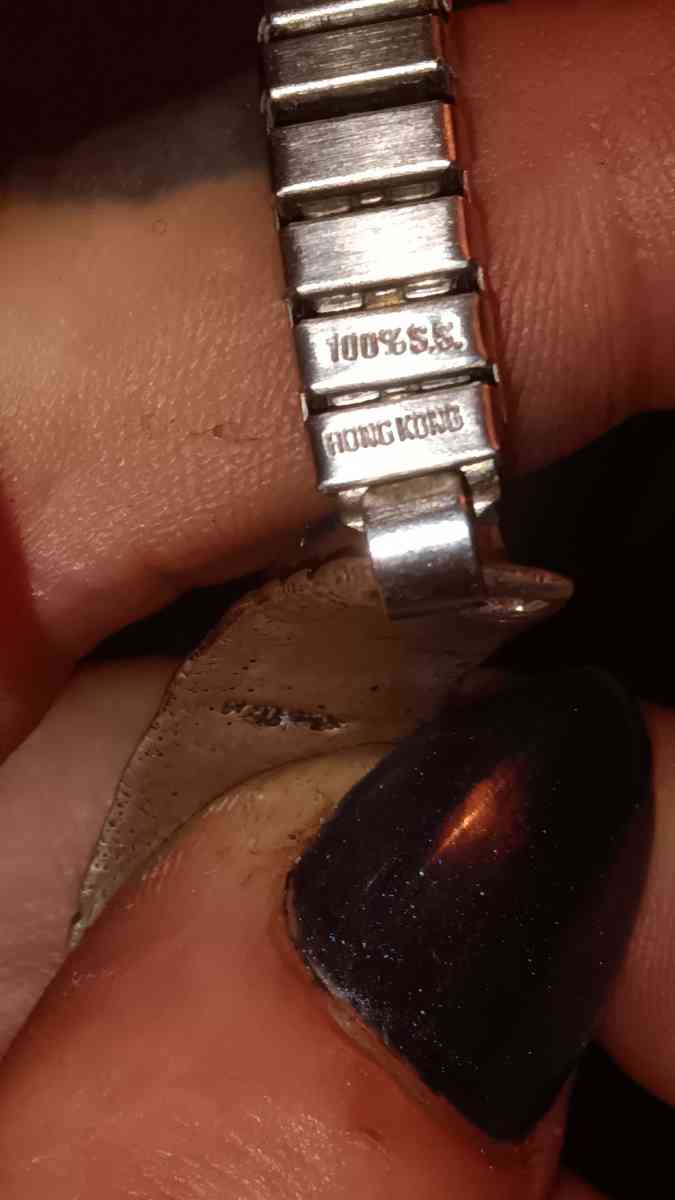 vintage sterling silver and turquoise watch band - Brooksville, Florida - FleaMarketBay