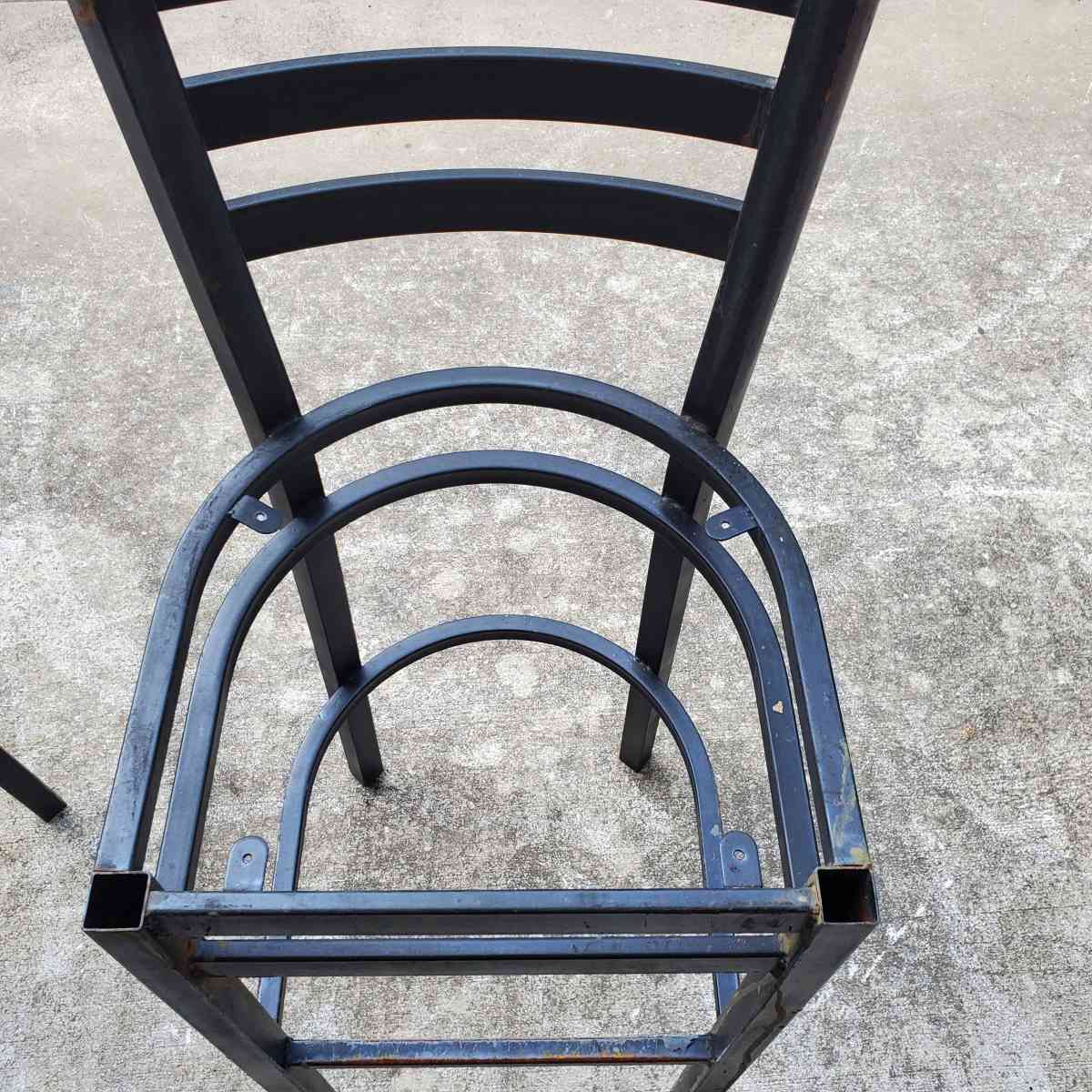 3 Bar Height Metal Chairs  No Seat Cushions  RRR Furniture - Rock Island, Tennessee - FleaMarketBay
