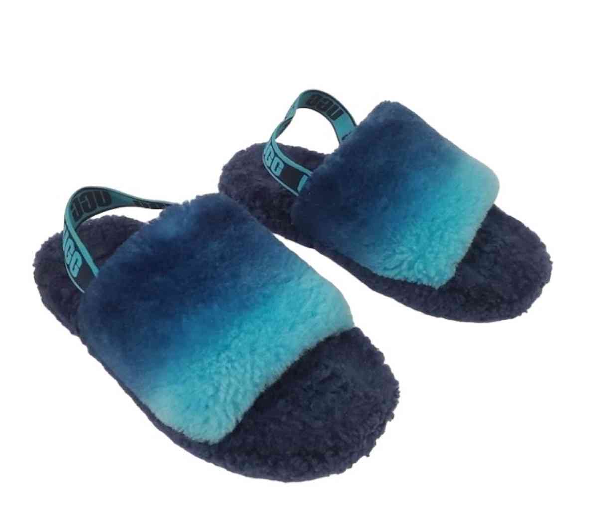 UGG NIB Fluff Yeah Slide Gradient 60 Youth Size 4 Fits US Wo - Chicago Heights, Illinois - FleaMarketBay