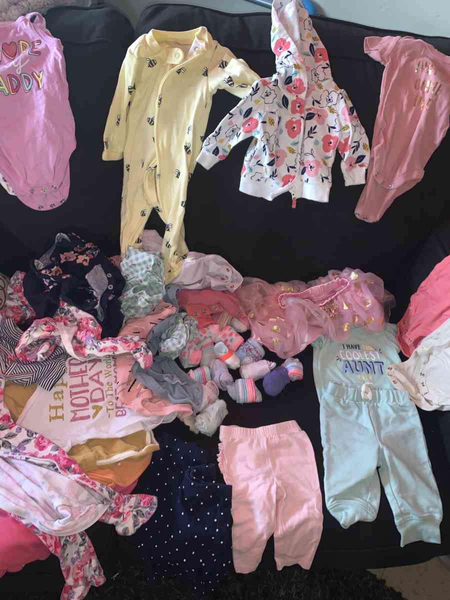 Newborn girls clothes baby girl items lots - Aurora, Illinois - FleaMarketBay