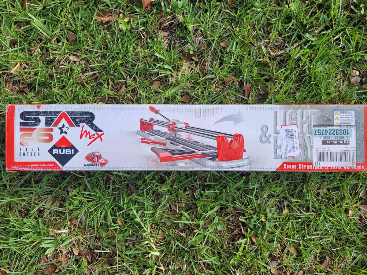 Rubi 26 Inch Star Max Tile Cutter - Homosassa, Florida - FleaMarketBay