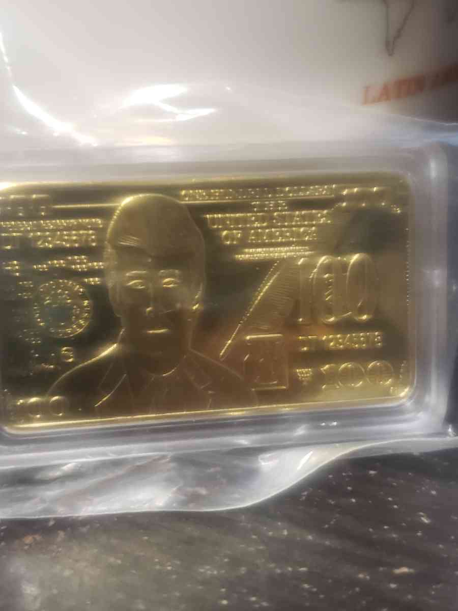 Donald trump 24kt gold - Corry, Pennsylvania - FleaMarketBay