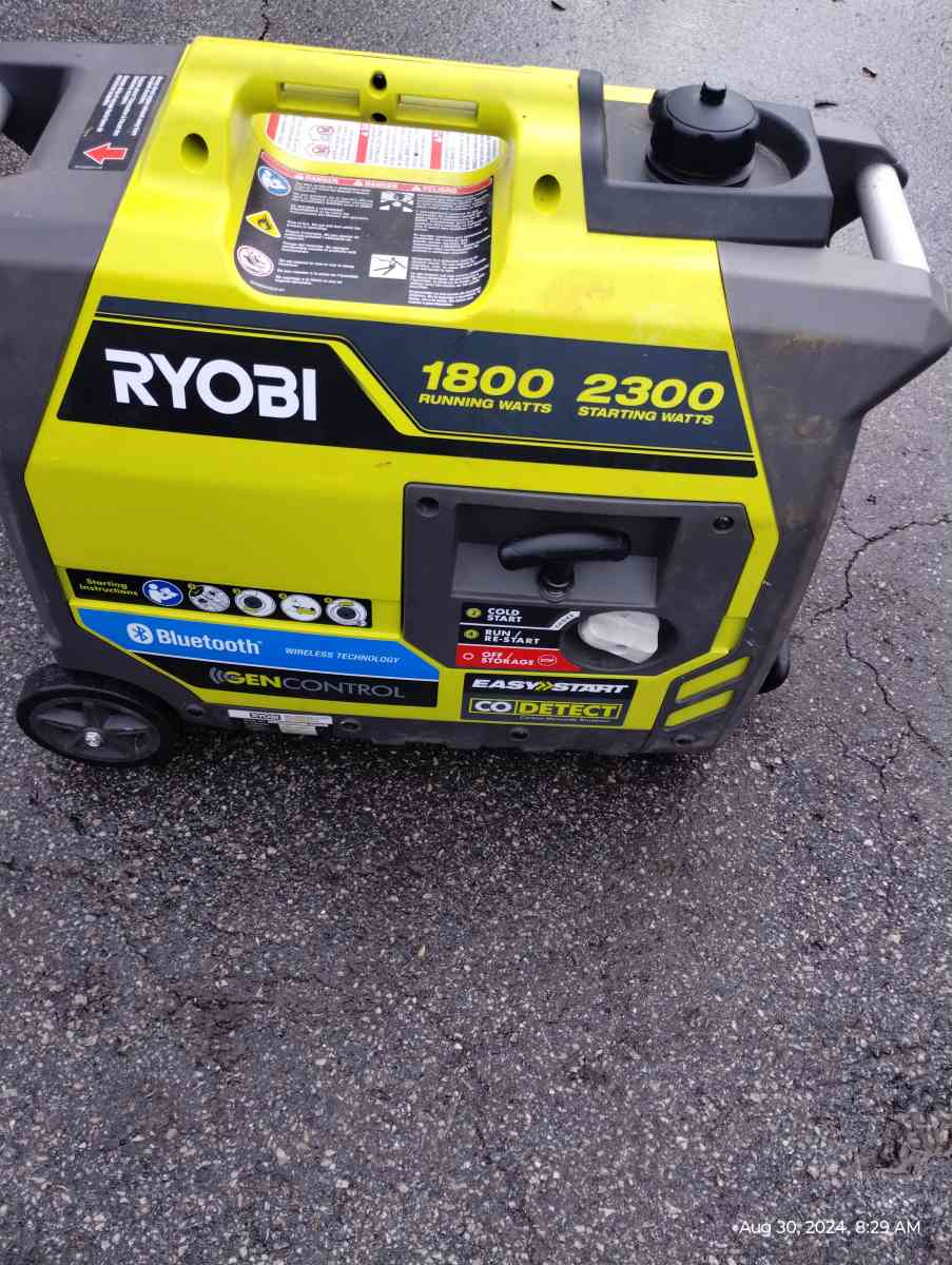 Ryobi 1800 running Watt 2300 starting Watts - Kansas City, Missouri - FleaMarketBay