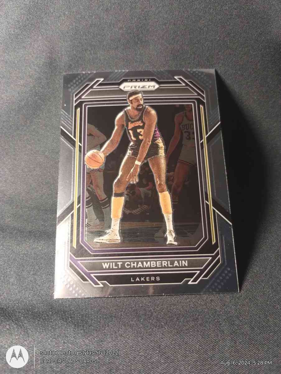 Wilt Chamberlain Panini Prizm Refractor - Philadelphia, Pennsylvania