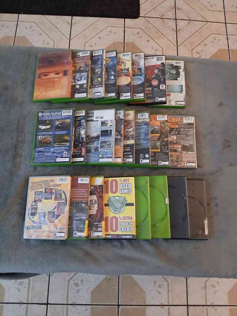 24 Original Xbox Games for Xbox - North Hollywood, California - FleaMarketBay