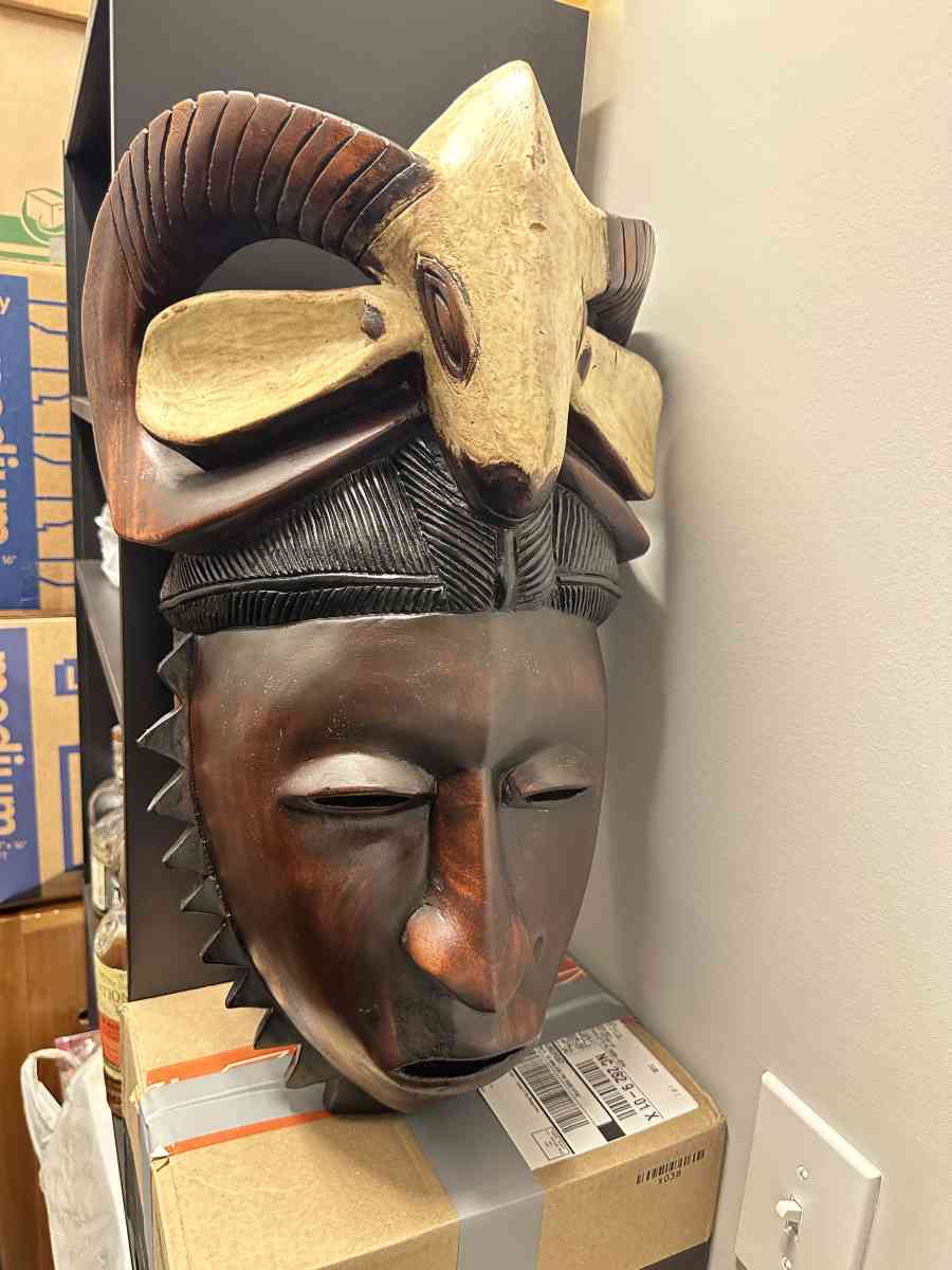 Vintage African Guru Ritual Dancing Mask - Charlotte, North Carolina - FleaMarketBay
