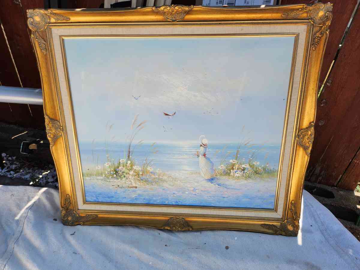 signed oil painting - Molalla, Oregon - FleaMarketBay