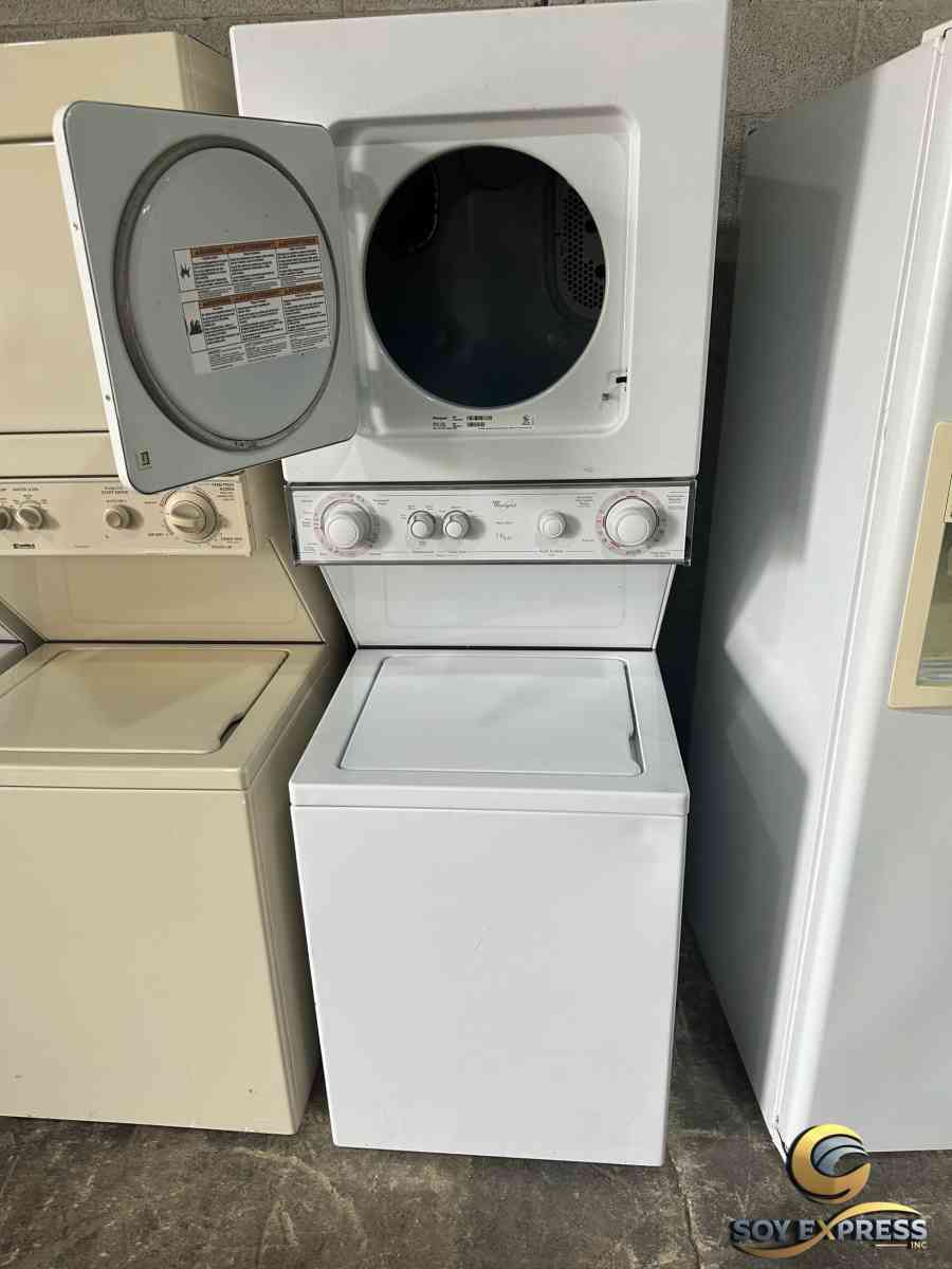 Whirlpool combo 24W washer and dryer stackable white color - Miami, Florida - FleaMarketBay