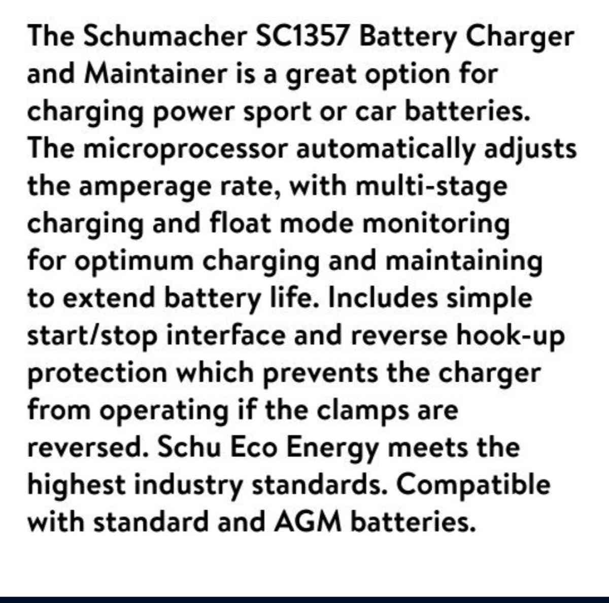 New Open Box Schumacher Battery Charger - San Diego, California - FleaMarketBay