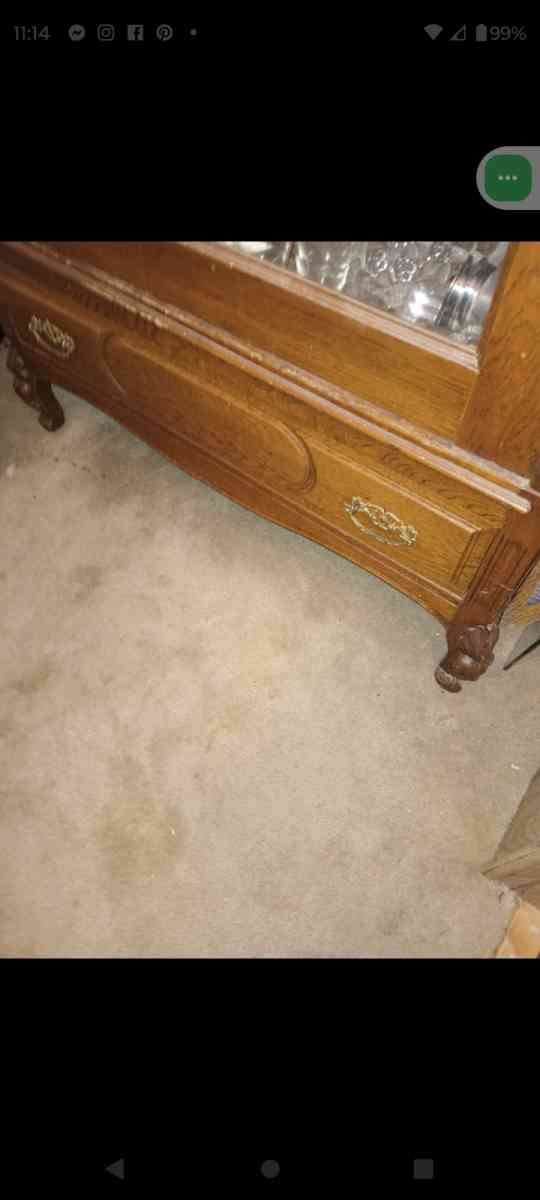 Tall Believed Glass Cabinet - Bakersfield, California