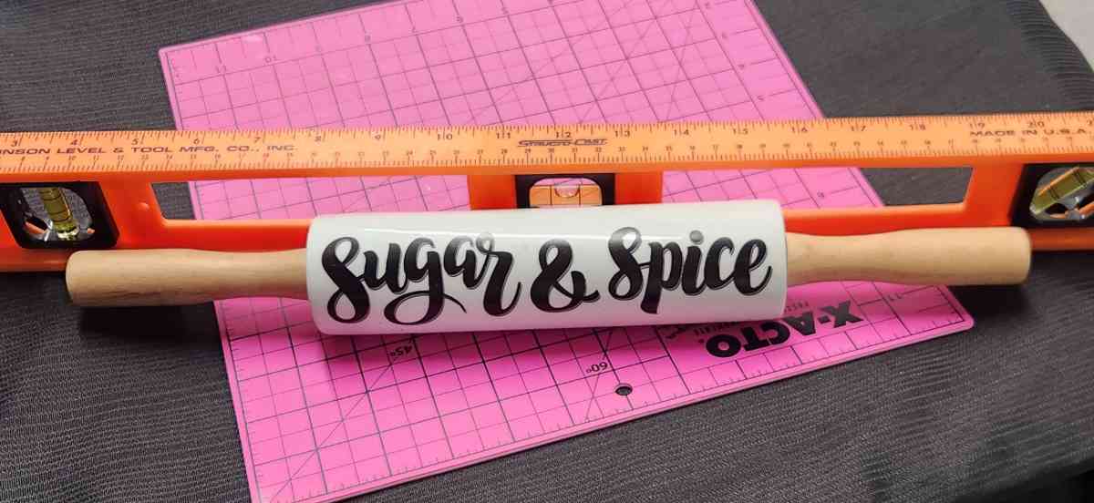 New 16 Inch Ceramic inscribed Sugar Spice Rolling Pin - Kenner, Louisiana - FleaMarketBay