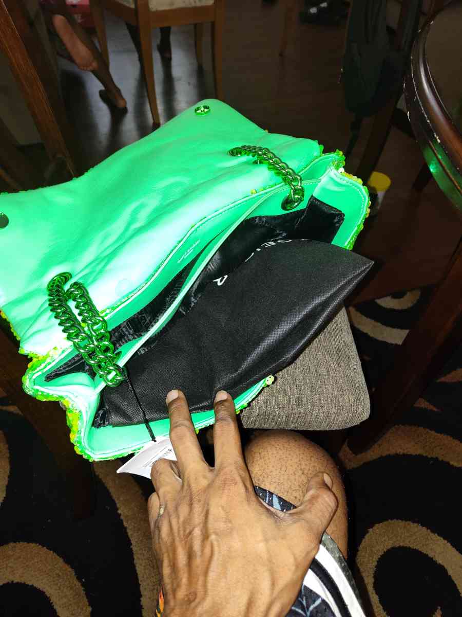 sequin XXL Kensington green made by Kurt Geiger - Columbia, Maryland - FleaMarketBay