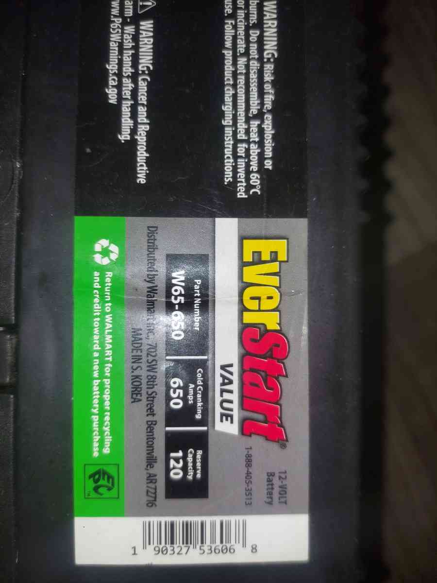 Everstart Battery - San Diego, California - FleaMarketBay