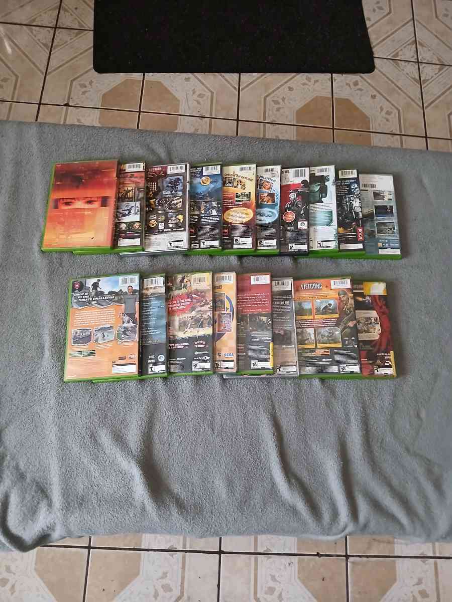 18 Original Xbox Games for Xbox - North Hollywood, California - FleaMarketBay
