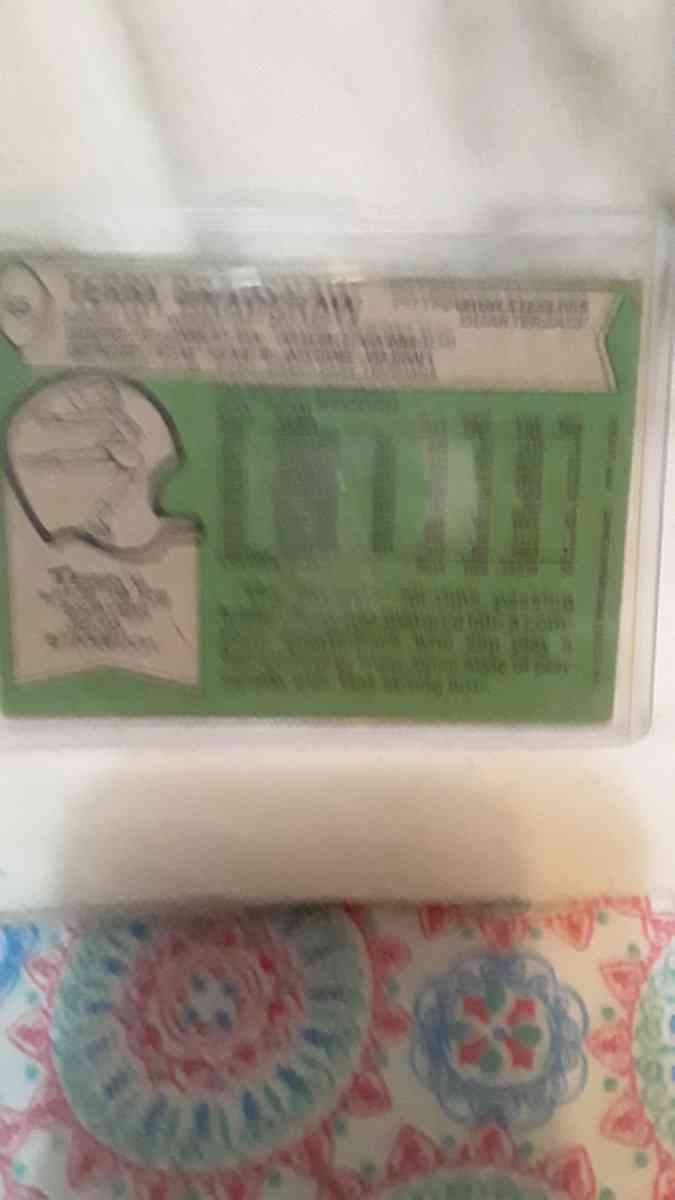 1978 Topps Football Terry Bradshaw card no 65 - Telford, Tennessee - FleaMarketBay