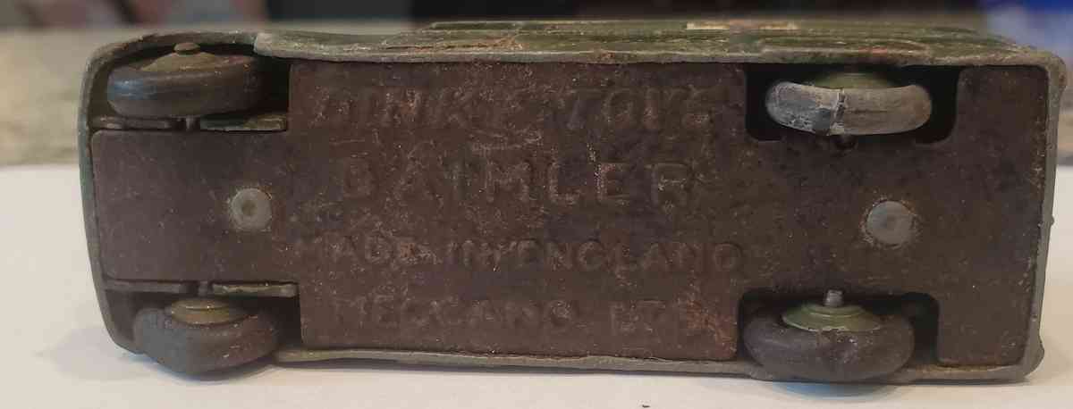 Vintage diecast Military Green Ambulance - Fort Worth, Texas - FleaMarketBay