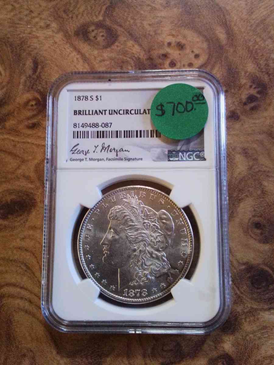 NGC Graded Morgans and Peace dollars - Newark, California - FleaMarketBay