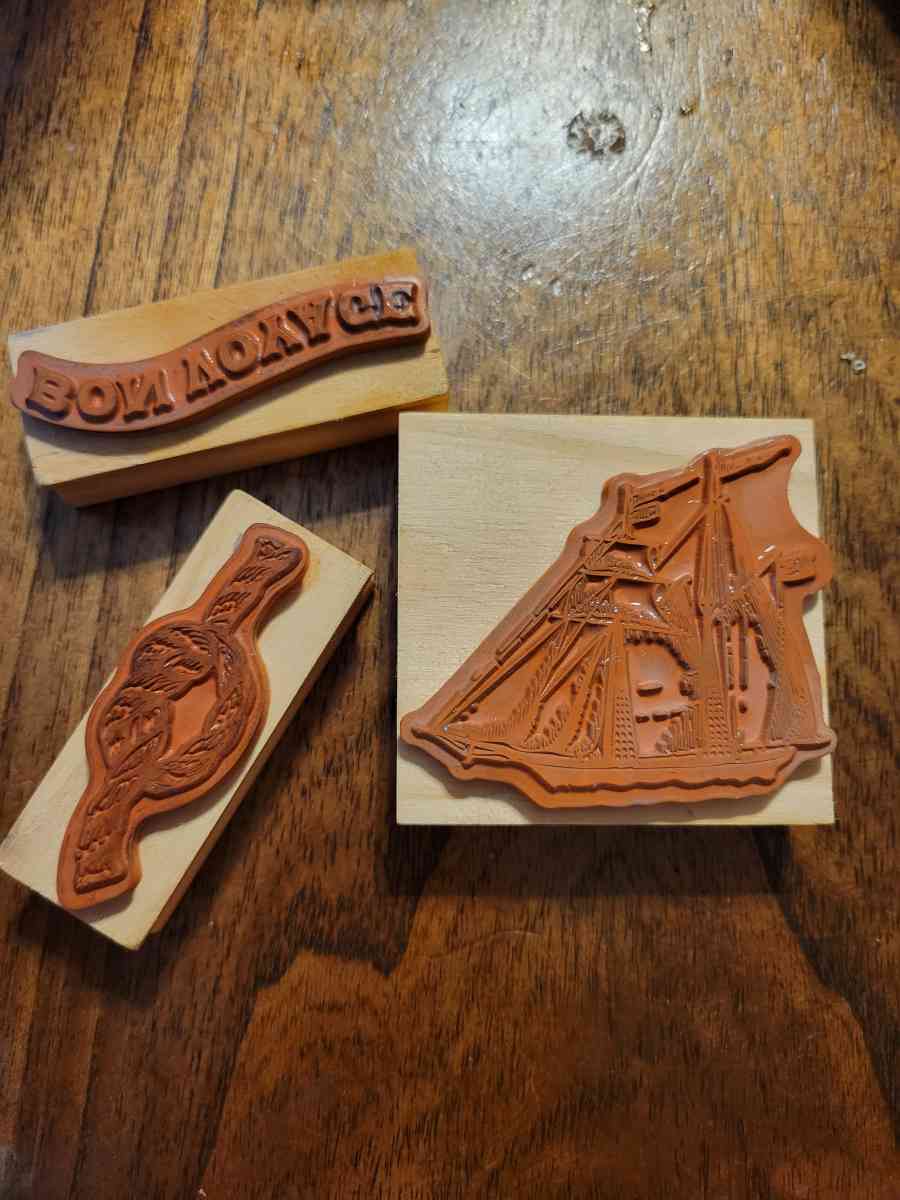 Ocean theme rubber stamps - Saint Petersburg, Florida - FleaMarketBay