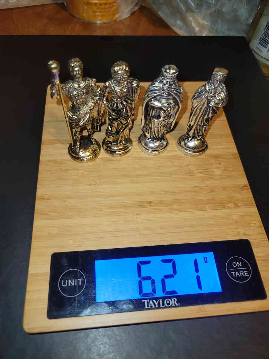 100 NEW Steel Chess Piece Set - Campbell, California - FleaMarketBay