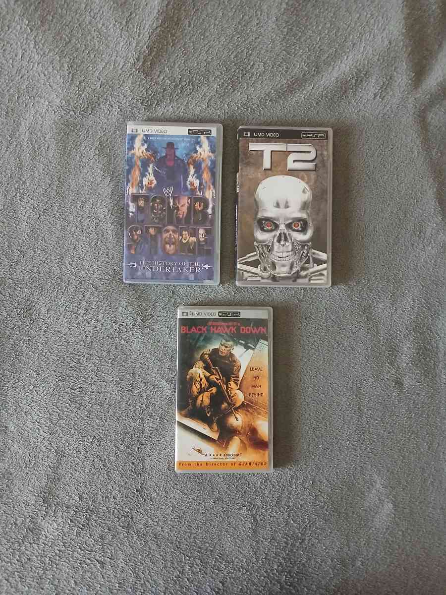 5 PSP UMD Videos for PlayStation Portable PSP - North Hollywood, California - FleaMarketBay
