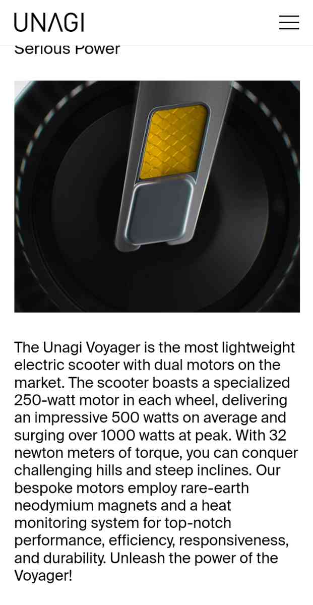 Unagi Electric Scooter - Santa Barbara, California - FleaMarketBay